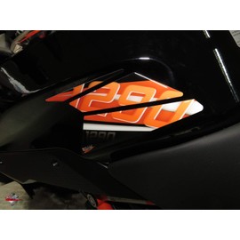 BIKE-label Side Tank Pad Orange Compatible with KTM 1290 Super Duke GT 800400