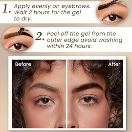 Tinte Cejas Pele El Peel Off Eyebrow Gel, Tatuaje Cejas Desmontable
