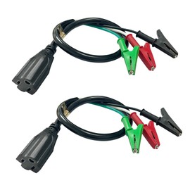 HVAC Tools Kit Accessory for Circuit Breaker Finder Vacuum Pump, Ac Guages Clearance and Equipment, Heavy Adaptor Cord Compatible with Yellow Jacket 69522, 69411,RT310,RT250,RT310,ET300,ET310, 2Pack