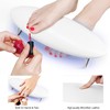 wenxintek UV-LED-Nagellampe Armauflage, 2 in 1 weiche Maniküre Handauflage Kissen