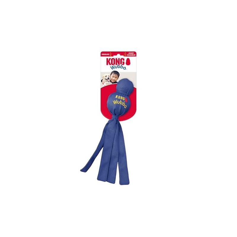 KONG Wubba Dog Toy 2 Pack – Durable Interactive Tug