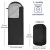 Macarrie 4 Pcs Bulk Sleeping Bags for Homeless Donation Shelter