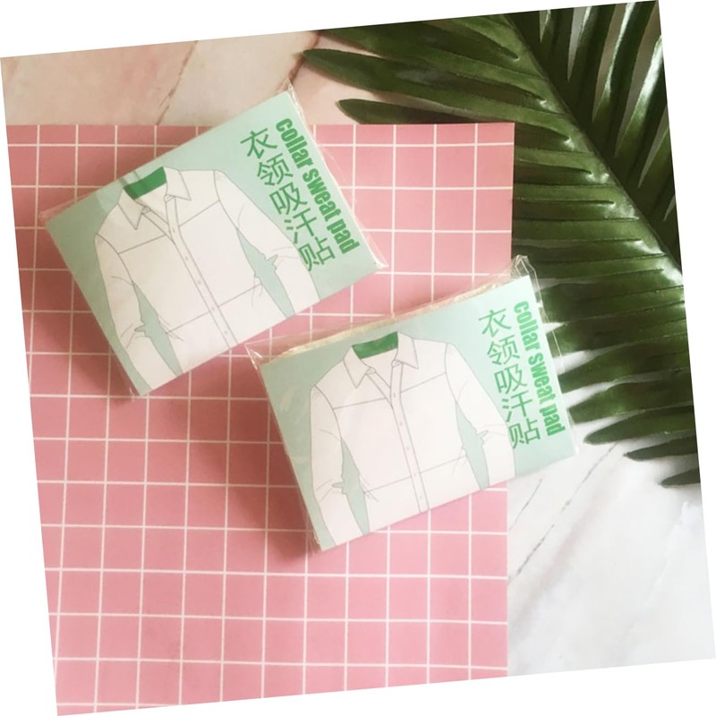 2sets Disposable Sweat Absorbing Pads Cloth Stickers for Summer Comfort