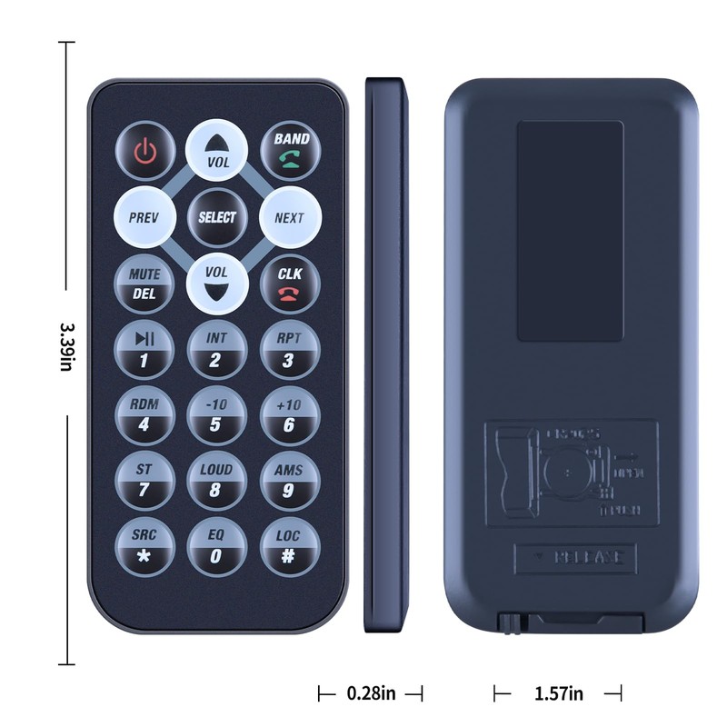 Remote Control for BOSS Audio Head Unit Radio Auto Boat