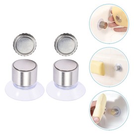 Zerodeko 6 Sets Magnetic Soap Holder Soap Magnet Soap Gripper for Bar Soap Magnetic Sponge Holder Soap Holder for Shower Wall Chrome Soap Holder Wall Mounted Travel Soap Soy Stainless Steel