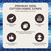 Tinyspool & Co. Jelly Roll Fabric Strips for Quilting, Crafting,
