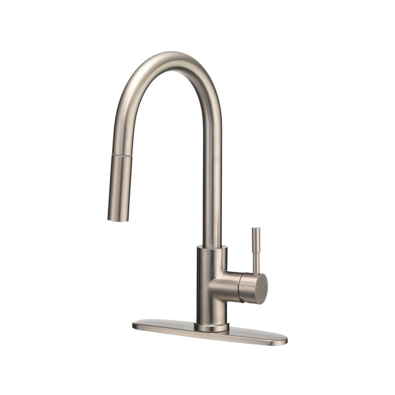 Dura Faucet RV Streamline Single Handle Pull-Down Kitchen Sink Faucet