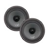 MENACE AUDIO® 6.5" Midrange Speaker with Black Bullet - Pair
