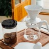 HARIO V60 Coffee Server 02 Set, Pale Gray, for 1-4