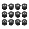 sourcing map 12Pcs Inserts for Round Tubes with M8 Thread,
