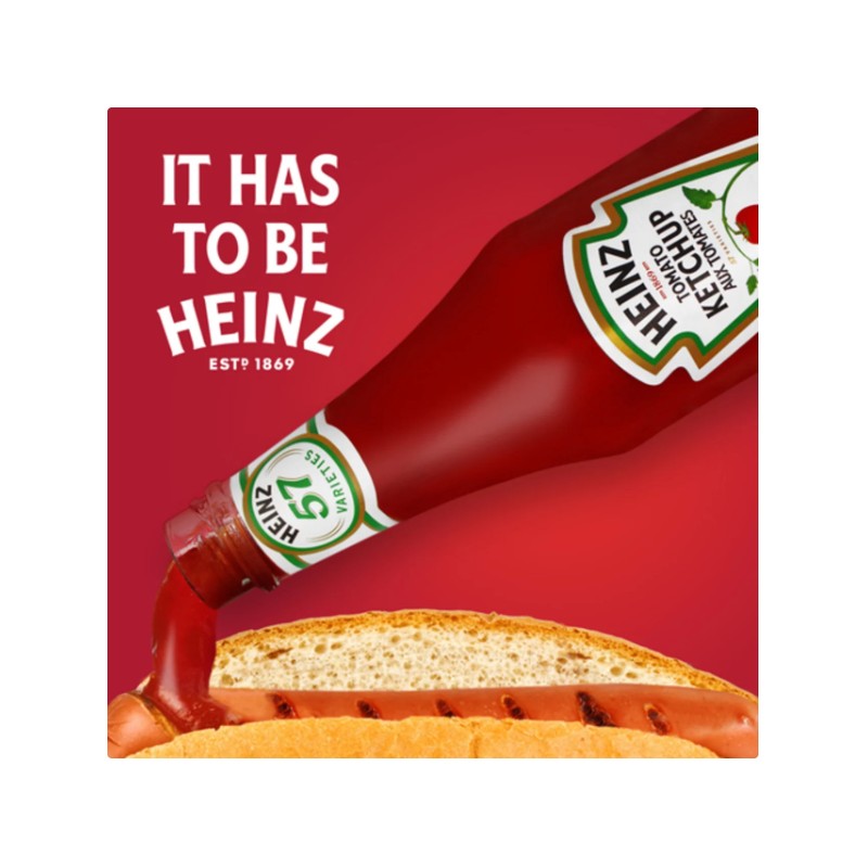 Heinz Tomato Ketchup No Sugar Added 750ml (3 Pack)