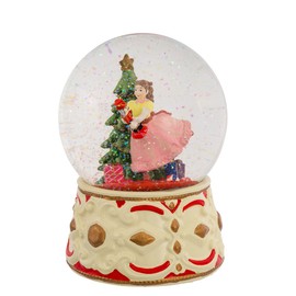 Kurt Adler Clara Musical Water Globe with Nutcracker , 5.5-Inch