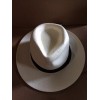 Fine Weave Safari Hat Wide Gross Grain Brim Black Band