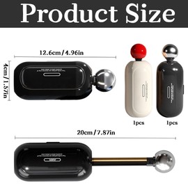 Enjoy Portable Lint Roller, Pack of 2 Reusable Sticky Lint Roller Pet Hair Remover, 2 in 1 Washable Lint Remover, Pet Hair Remover, Lint Roller for Clothes, Furniture, Dogs and Cats Hair, Travel