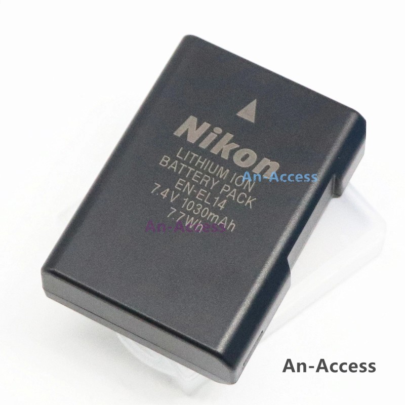 For Nikon 2 Pcs Original Nikon EN-EL14 Battery For D3100