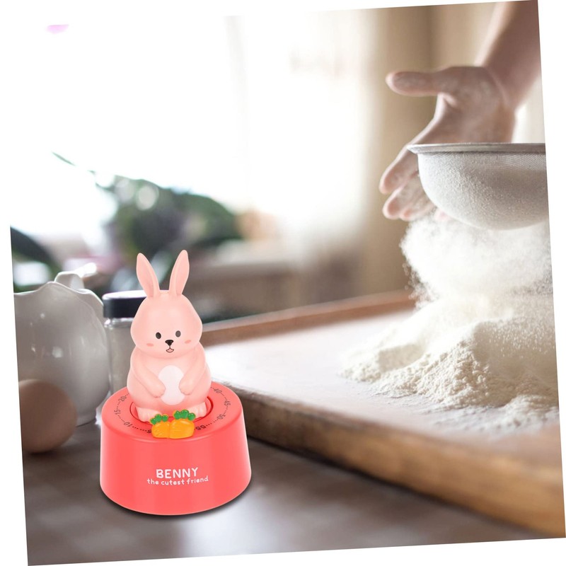 GRIRIW Rabbit Design Magnetic Countdown Timer Portable Study Timer for