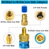 Saipor 2Pcs R1234YF Quick Couplers Kit, R1234yf to R134a Conversion