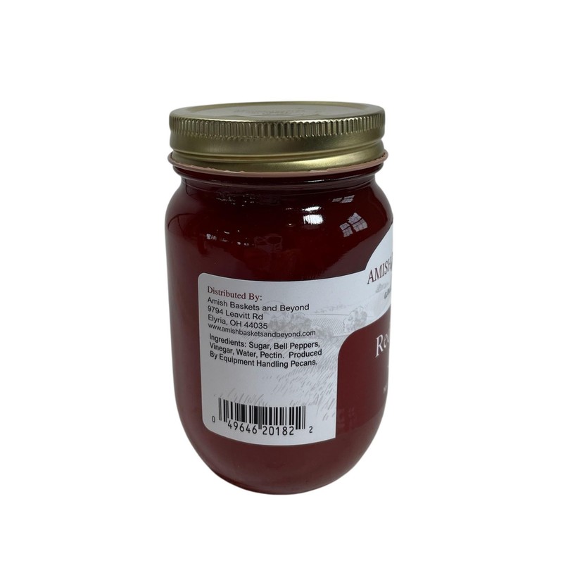 Amish Red Hot Pepper Jelly Non GMO All Natural Vegan