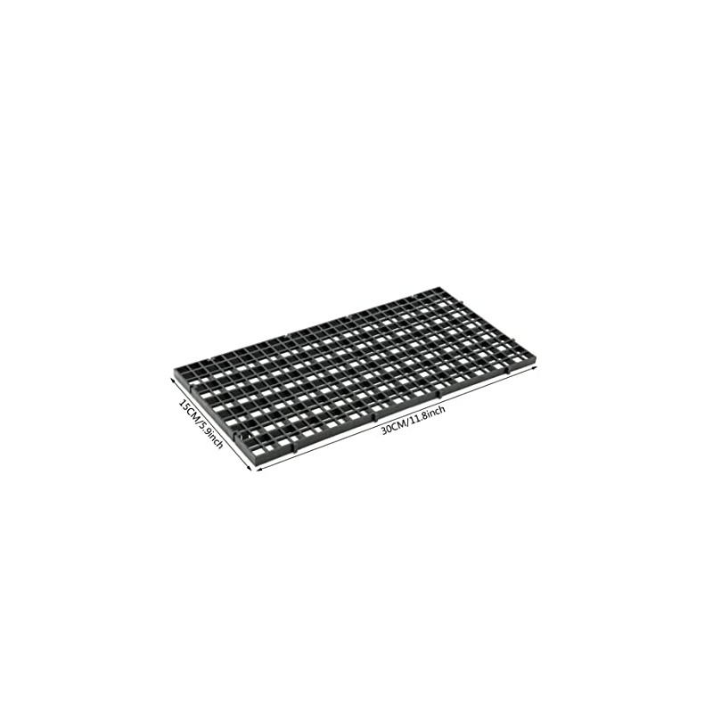 ALEGI Aquarium Plastic Grid Divider Tray Egg Crate,Grid Isolate Board