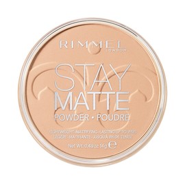 Rimmel RIMMEL LONDON - Stay Matte Pressed Powder - Lightweight, Oil Absorbing, Smooth Non-Powdery Texture, Lasting Up To 5hrs - For All Skin Types - Dermatologically Tested - 004 Sandstorm - 14g