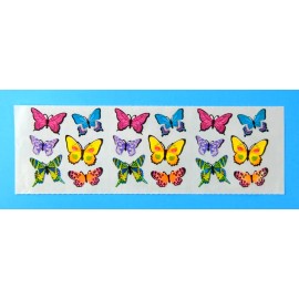 Sandylion Vintage Sandylion Butterflies Sticker Strip Style 2