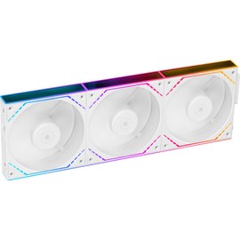 Thermalright TL-M12QRW X3 120mm ARGB Reverse Case Fan, Daisy-Chain | 1500RPM | Silent Computer Fan with Infinite Mirrors on Both Sides(White)