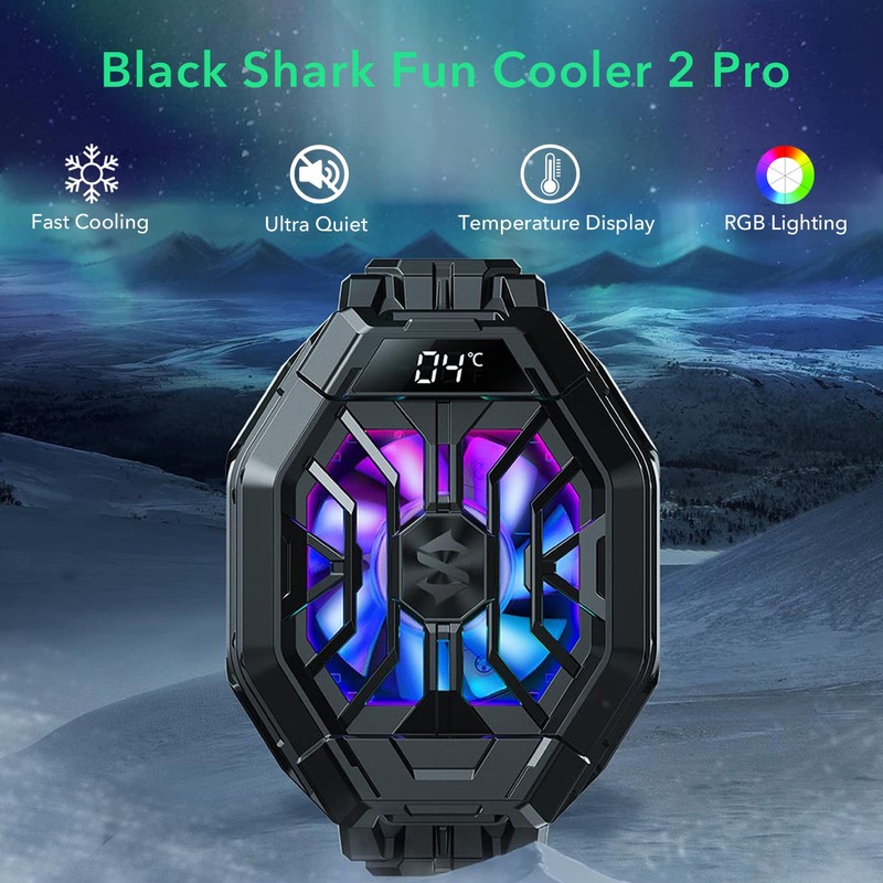 Black Shark Fun Cooler 2 Pro Cell Phone Cooler, Fast