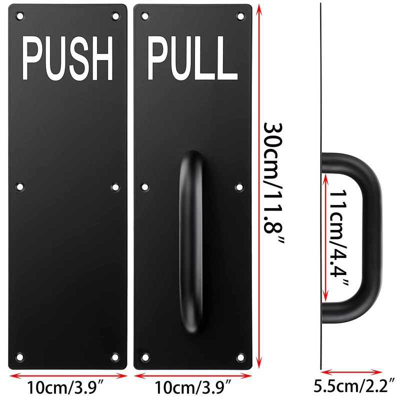 Sumnacon 2 Sets 12 Inch Stainess Steel Door Handles -