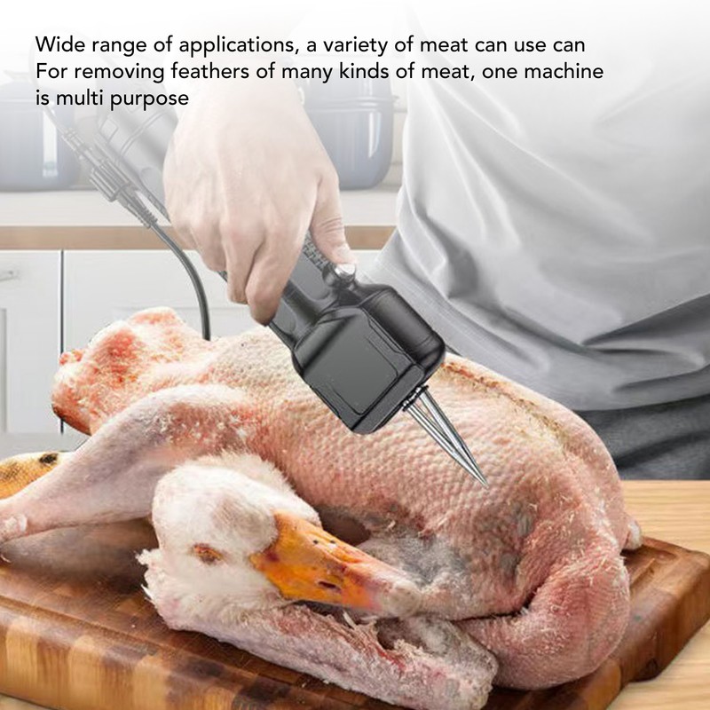 Chicken Plucker Handheld Poultry Feather Removal Machine for Ducks Geese