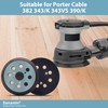 2 Pack 5 Inch 8 Hole Hook and Loop Replacement