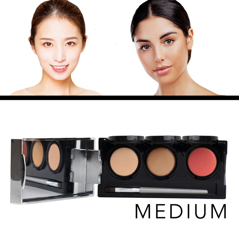 Tattoo Cover Up Makeup, Bruise Concealer, Waterproof, Smudge proof, 3