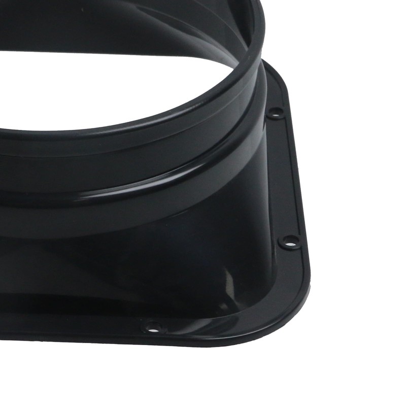 Geesatis 6 inch Duct Connector Flange,Metal Straight Pipe Flange Square