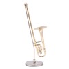 Broadway Gift Gold Trombone Music Instrument Miniature Replica with Case