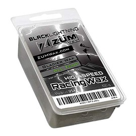 ZUMWax Ski/Snowboard HIGH Fluoro Racing Glacier Wax - Universal - 100 Gram - HIGH Fluoro Racing Wax at Incredible Price!!! Super-Fast!!! Perfect for Dirty & Abrasive Snow!!!