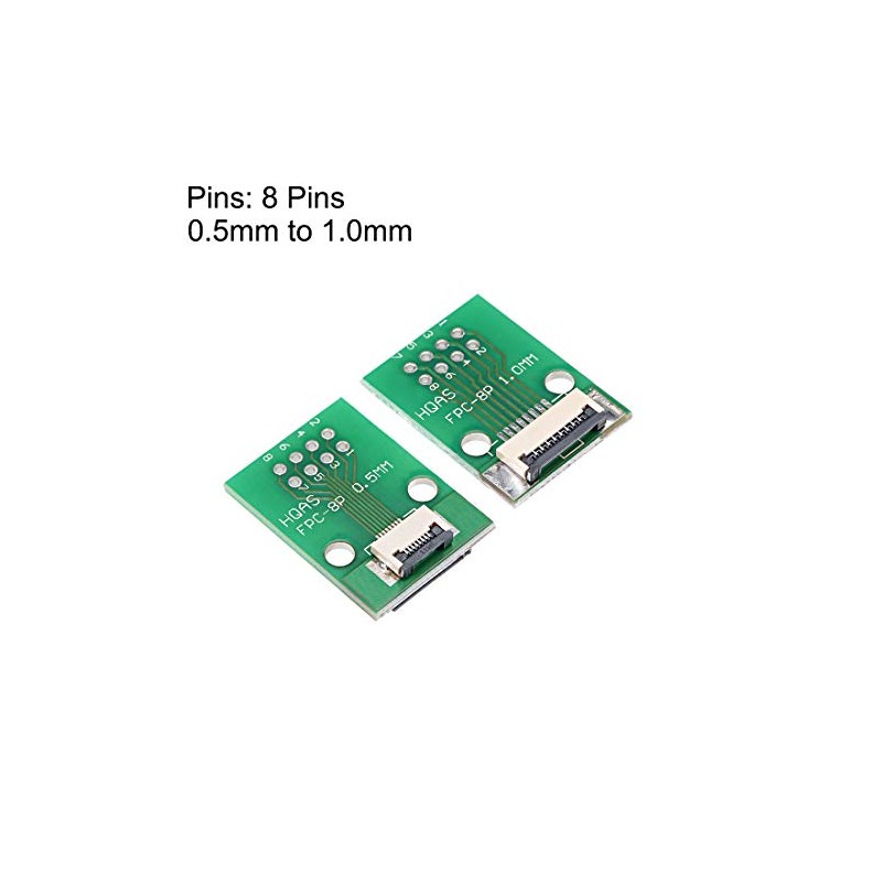 uxcell FFC FPC 8 Pin 0.5mm 1mm Pitch to DIP