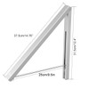 Anjuer Wall Mounted Drying Rack Clothes Hanger Folding Wall Coat