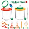 Forbabe Set di 10 lenti d'ingrandimento per insetti, per 3