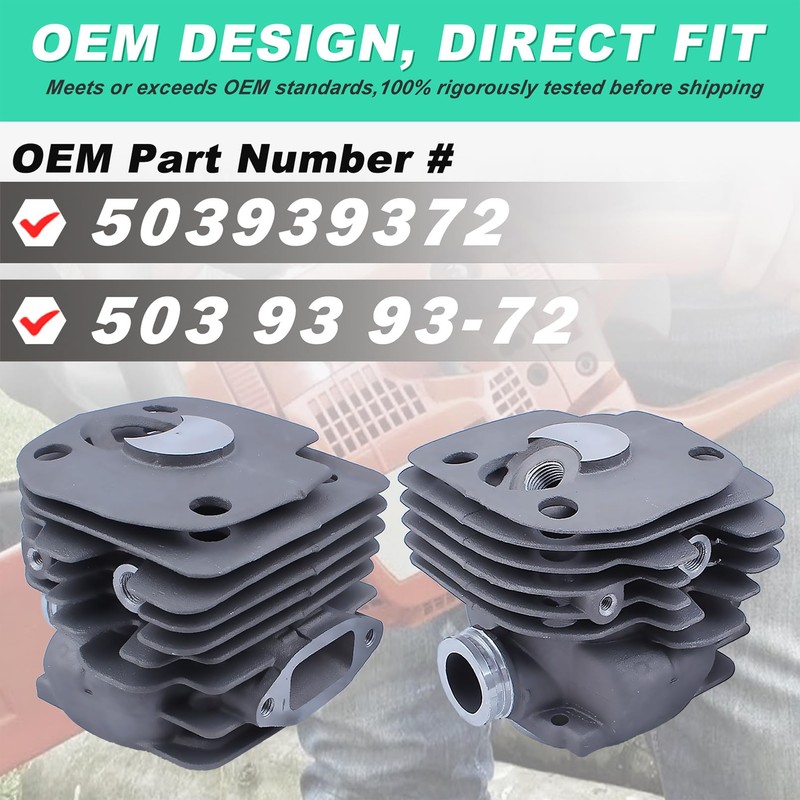 Adefol Piston & Cylinder Assembly (50mm) for Jonsered CS 2171