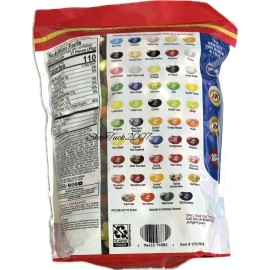 Jelly Belly 4 Pounds Jelly Belly Beans 49 Flavors Fat Free Food 64oz - Exp August 2026 - 1 Pack Resealable Bag