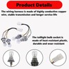 2Pcs 92451-4C500 Rear Tail Light Bulb Socket and Wire Harness