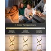JIOODICH. 2 Pack Table Lamps, LED Touch Dimmable Spiral Desk