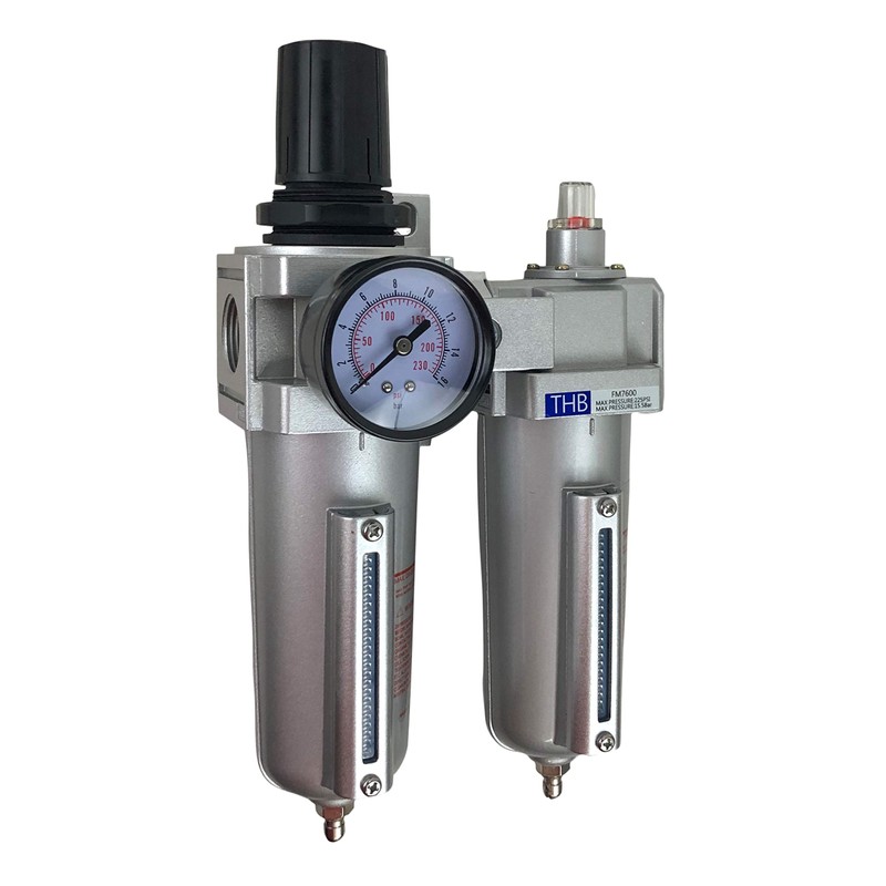 3/4" HEAVY DUTY COMBO PARTICULATE & COALESCING FILTER REGULATOR COMPRESSED