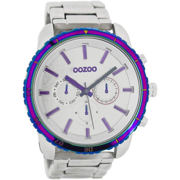 Oozoo XL Watch with Metal Strap Special Item Outlet at