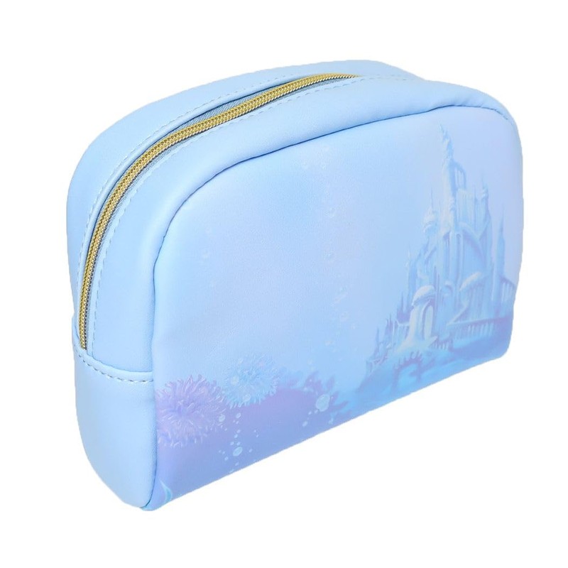 Marimo Craft Ariel Round Pouch, Blue, W 5.9 x H