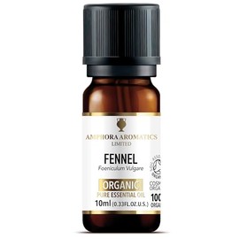 Amphora Aromatics Cosmos Organic Pure Fennel Sweet Essential Oil 10ml