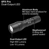 SureFire 6PX Pro 600 Lumen Tactical EDC Flashlight Bundle with