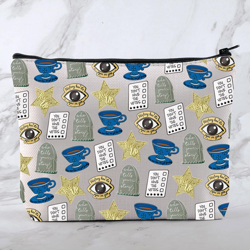 Musical Theatre Gift Broadway Hamilton Inspired Cosmetic Bag Hamilton Theatre