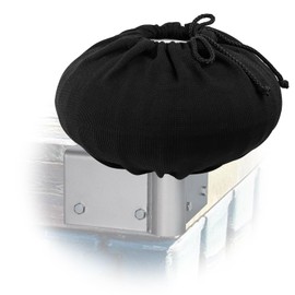 Boat Dock Bumpers Wheel with Dock Wheel Covers,Boat Dock Wheel with Corner Mount Bracket,Inflatable Corner Dock Bumpers Wheels Fenders Guard for Pontoon Boat Docking,Smooth Rolling Wheel-Wheel&Cover