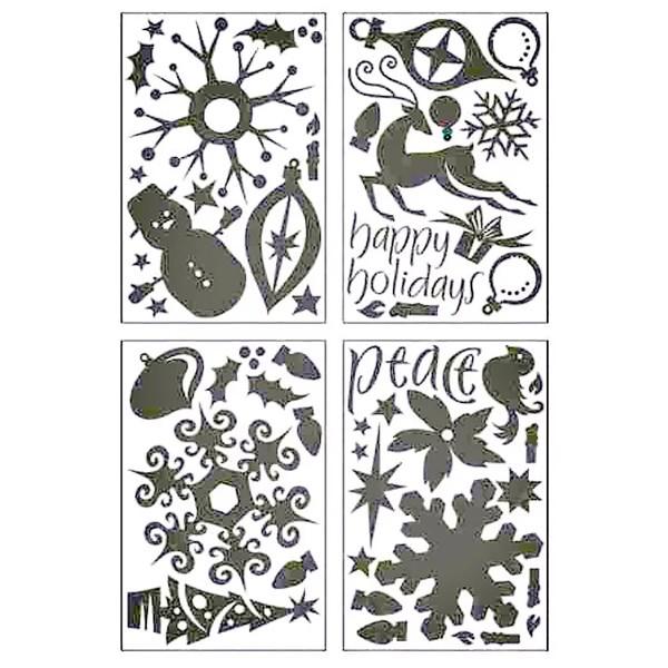 BasicGrey, Figgy Pudding Collection, Holiday Chipboard, Christmas, Winter, Stars