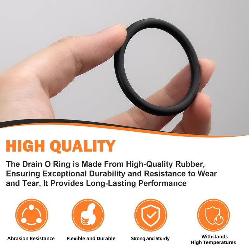 Plunger O-Ring Gasket Compatible with T&S Brass 010389-45, Twist Waste